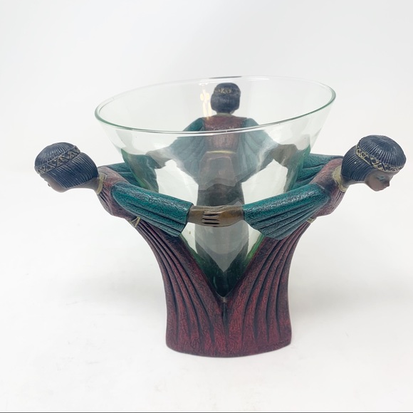 MAHOGANY PRINCESS ENESCO “THE DANCE” Vase Vintage